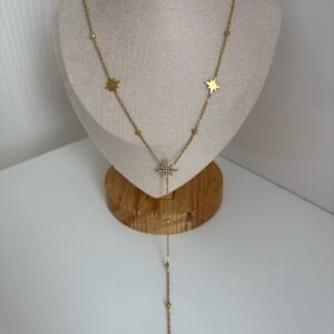 Collier Étoiles Dorées